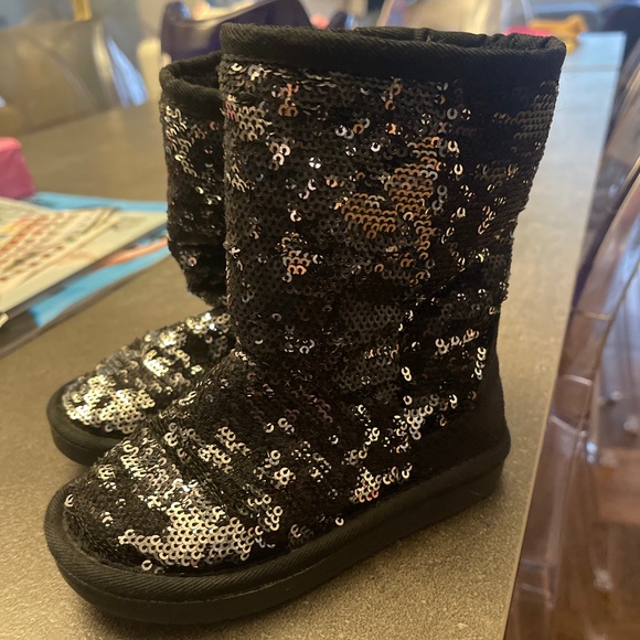 Stuart weitzman sequin boots toddler size 7 - Picture 2 of 2